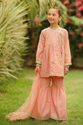 Ochre Clothing Zari Jacquard 3 Pc Suit Collection'2025-INSHD-05