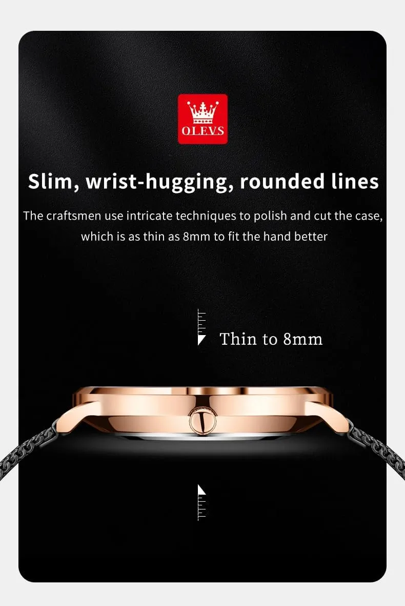 OLEVS Mens Gold Watches Analog Quartz Business Dress Watch Day Date Stainless Steel Classic Luxury Luminous Waterproof Casual Male Wrist Watches