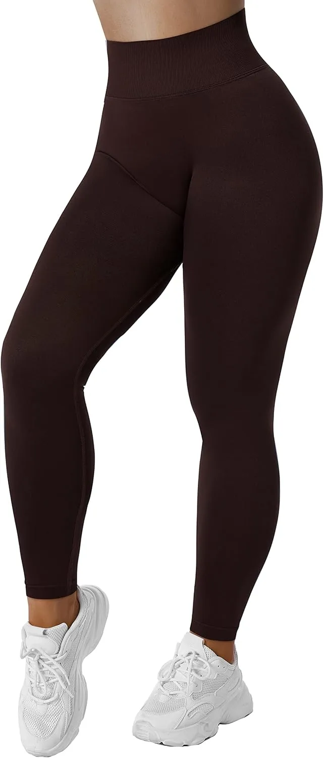 OMKAGI Women Scrunch Butt Lifting Leggings Seamless High Waisted Workout Yoga Pants