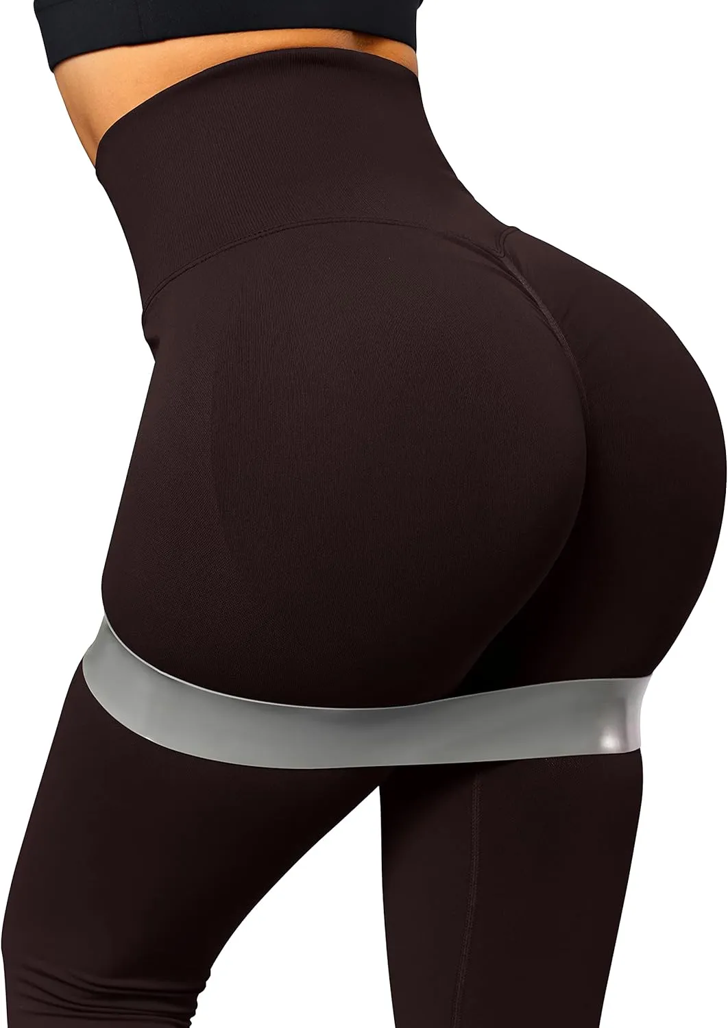 OMKAGI Women Scrunch Butt Lifting Leggings Seamless High Waisted Workout Yoga Pants