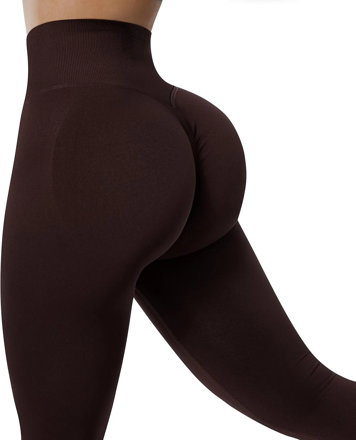OMKAGI Women Scrunch Butt Lifting Leggings Seamless High Waisted Workout Yoga Pants
