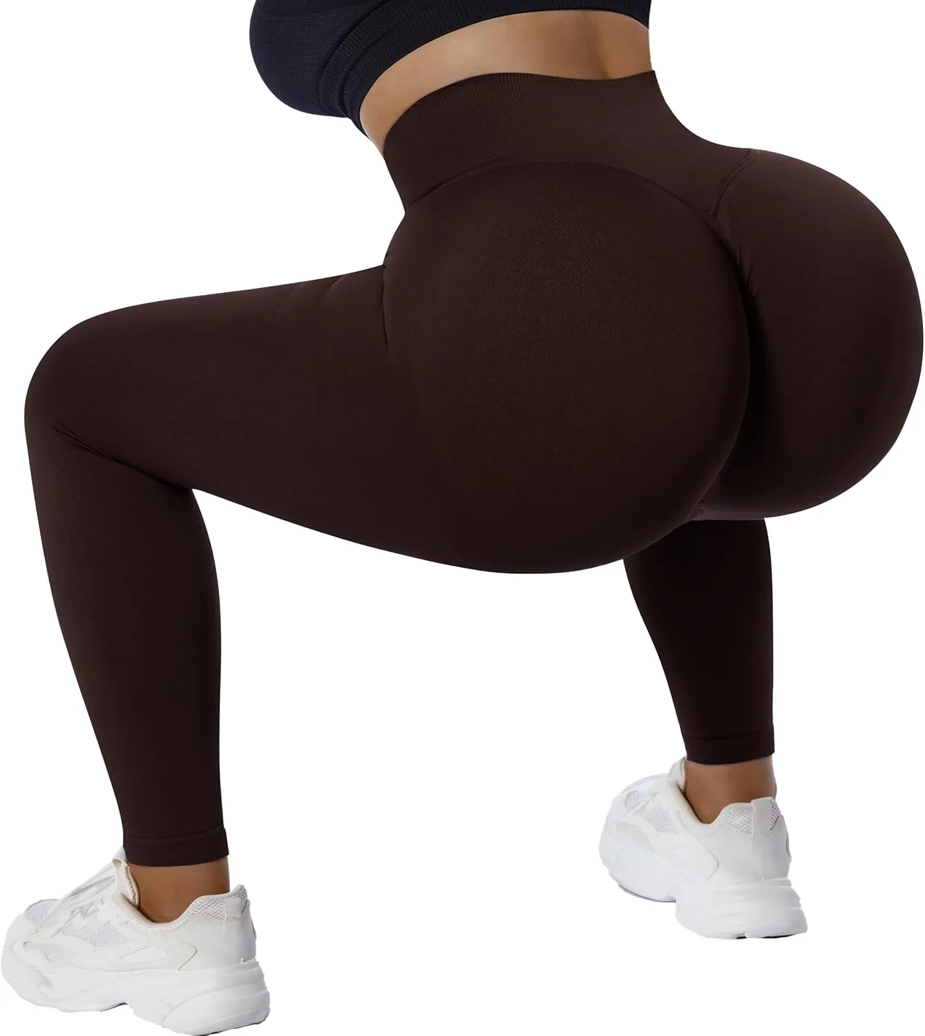 OMKAGI Women Scrunch Butt Lifting Leggings Seamless High Waisted Workout Yoga Pants