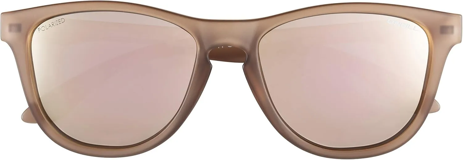 O'NEILL Godrevy 2.0 Womens Round Polarized Sunglasses, UVA UVB Protection, 55 mm
