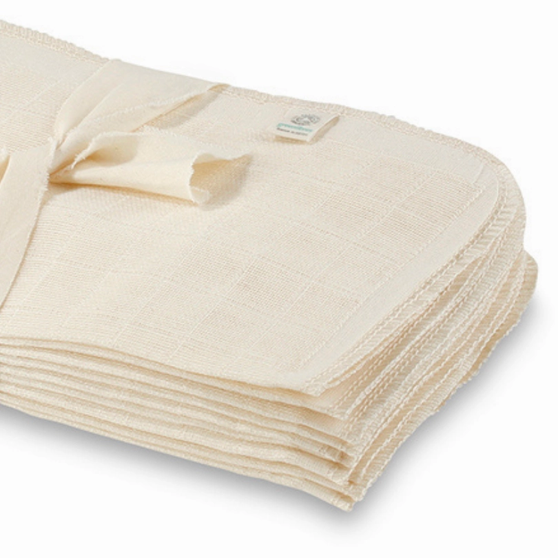 Organic Cotton Facecloth Two-Sided