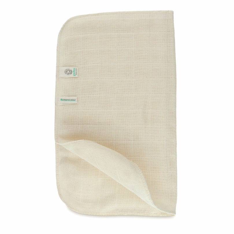 Organic Cotton Facecloth Two-Sided