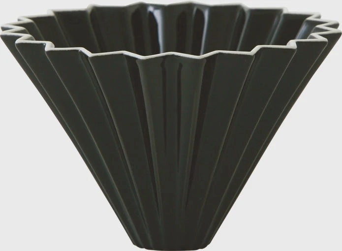 Origami - Medium Dripper & Holder - Black