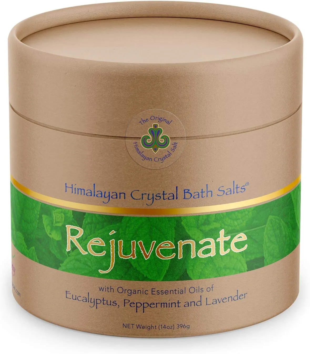 Original Himalayan Crystal Bath Salts | Rejuvenate with Eucalyptus, Peppermint, and Lavender Essential Oils | Ease Tension & Soothe Muscles