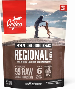 ORIJEN Regional Red Freeze-Dried Dog Treats 8OZ