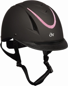 Ovation Z-6 Glitz 2.0 Helmet (Glitter Pink, Small/Medium)