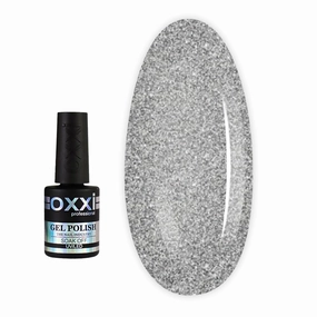 Oxxi Professional Gel Color 10ml. Part 5 (251-295) Nail Polish French, Red, Blue, Green, Neon, Pink, Glitter Led Uv Soak Off, Nail Art Diy, Home manicure (Gel Polish 251 (silver, glitter))