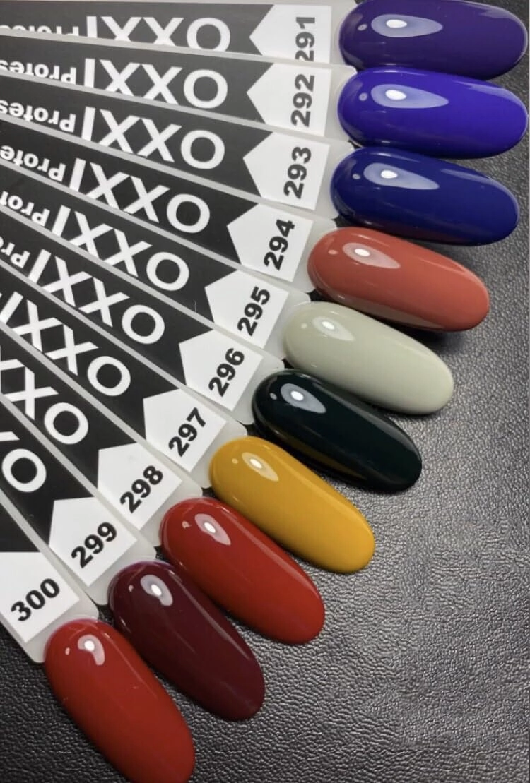 Oxxi Professional Gel Color 10ml. Part 6 (296-340) Nail Polish French, Red, Blue, Purple, Pink, Lilac, Glitter Led Uv Soak Off, Nail Art Diy, Home manicure (Gel Polish 297 (mustard))