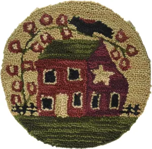 Park Designs Red House Hooked Chair Pad (375-58)