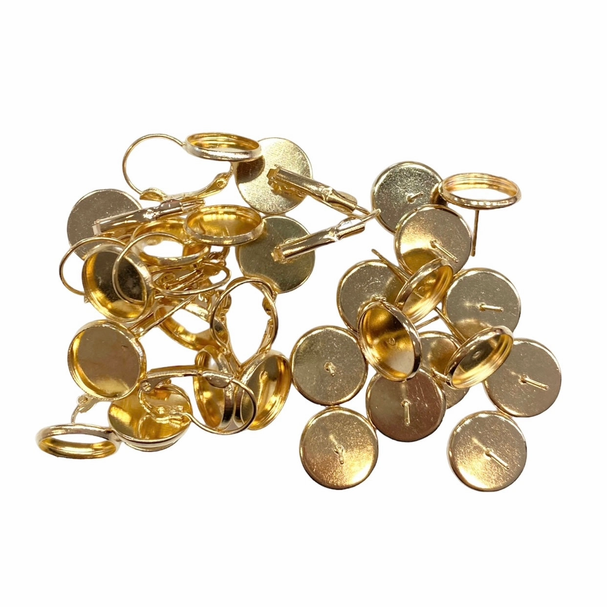 Party Glitter - Gold - Bezel Setting