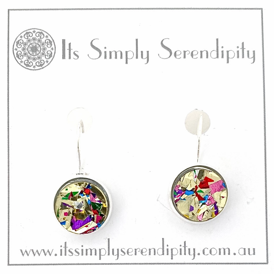 Party Glitter - Gold - Bezel Setting
