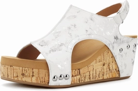 PARTY Women's Wedge Sandals With Buckle Ankle Strap for Dressy Summer