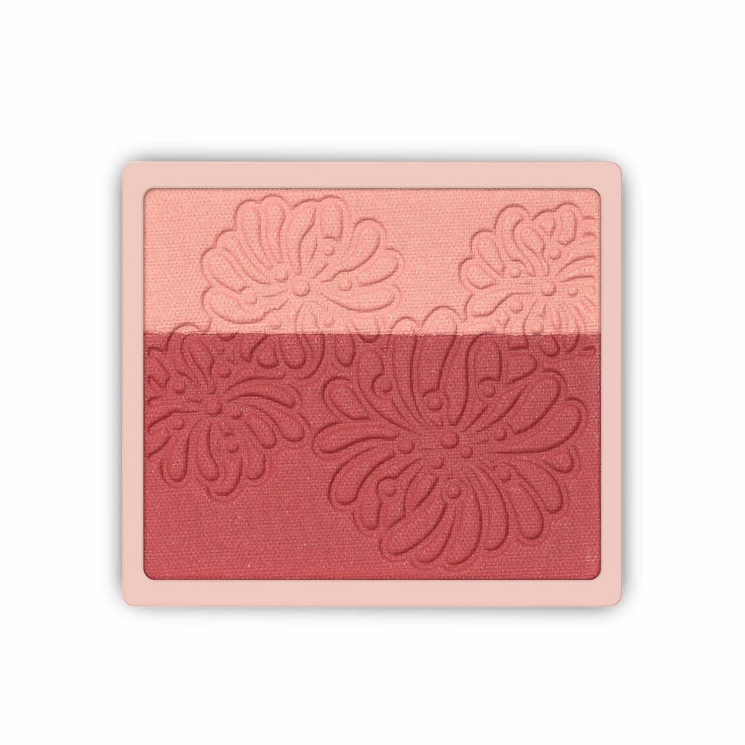 Paul & Joe Pressed Blush Palette Refill Only, Case Sold Separately, Oil-Absorbing Blush Powder, Bi-Color Face Blushes with Fitting Veil Powder, Light Beige and Light Pink, 01 Secret D'Or, 0.17 oz