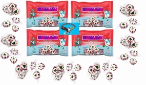 Peppermint Nougat Christmas Holiday Candy 44oz Total - Handmade Old Fashion Nostalgic Peppermint Nougat Stocking Stuffer Favorite Candy - Includes PITCHING PIGEON Brand Refrigertor Magnet