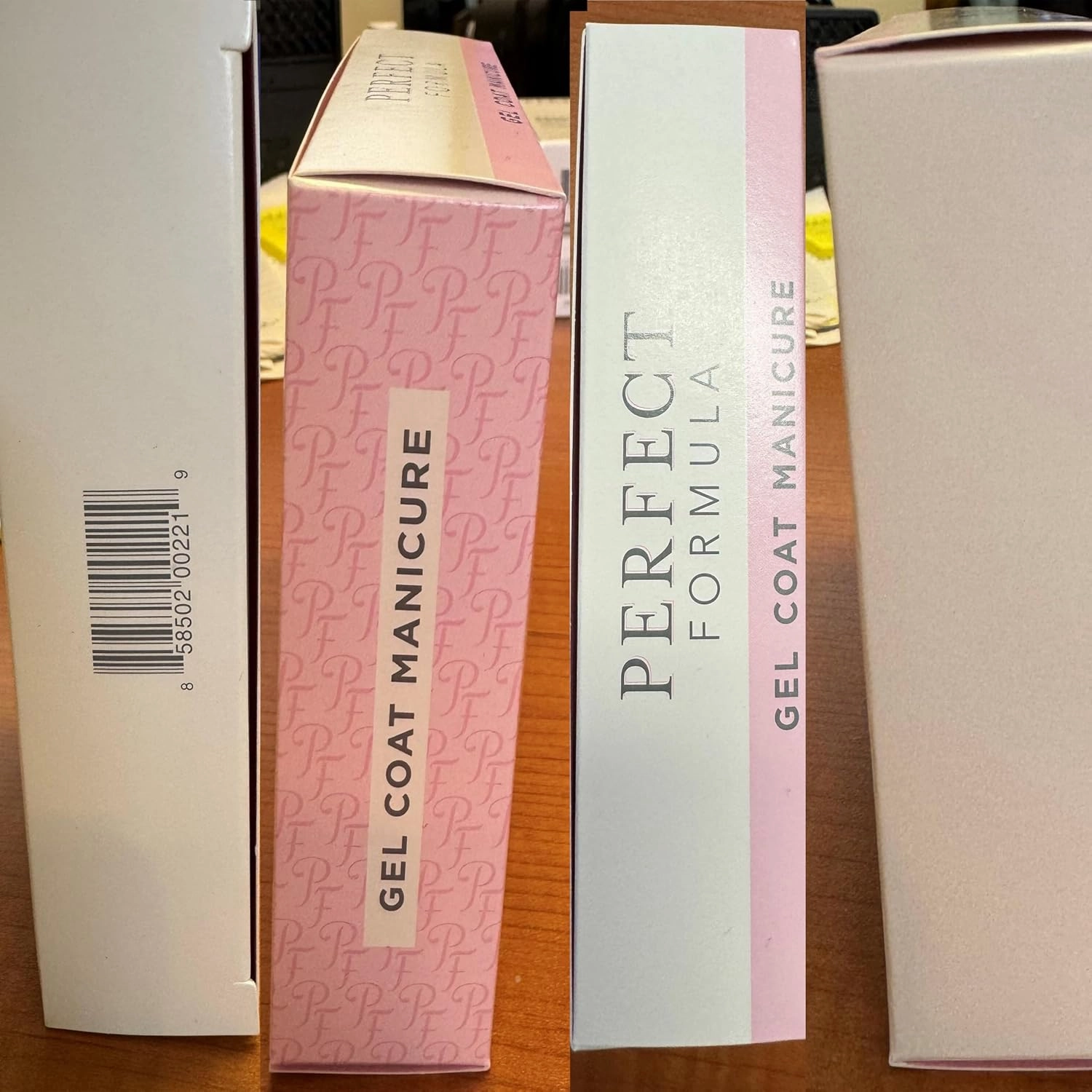 Perfect Formula Gel Coat Manicure Set - Nail Strengthener, Keratin Nail Treatment, Pink, Powder Pink, Taupe and Clear - Nail Strengthener for Damaged Nails - Made In The USA, 0.17 Fl Oz (4 Pieces)
