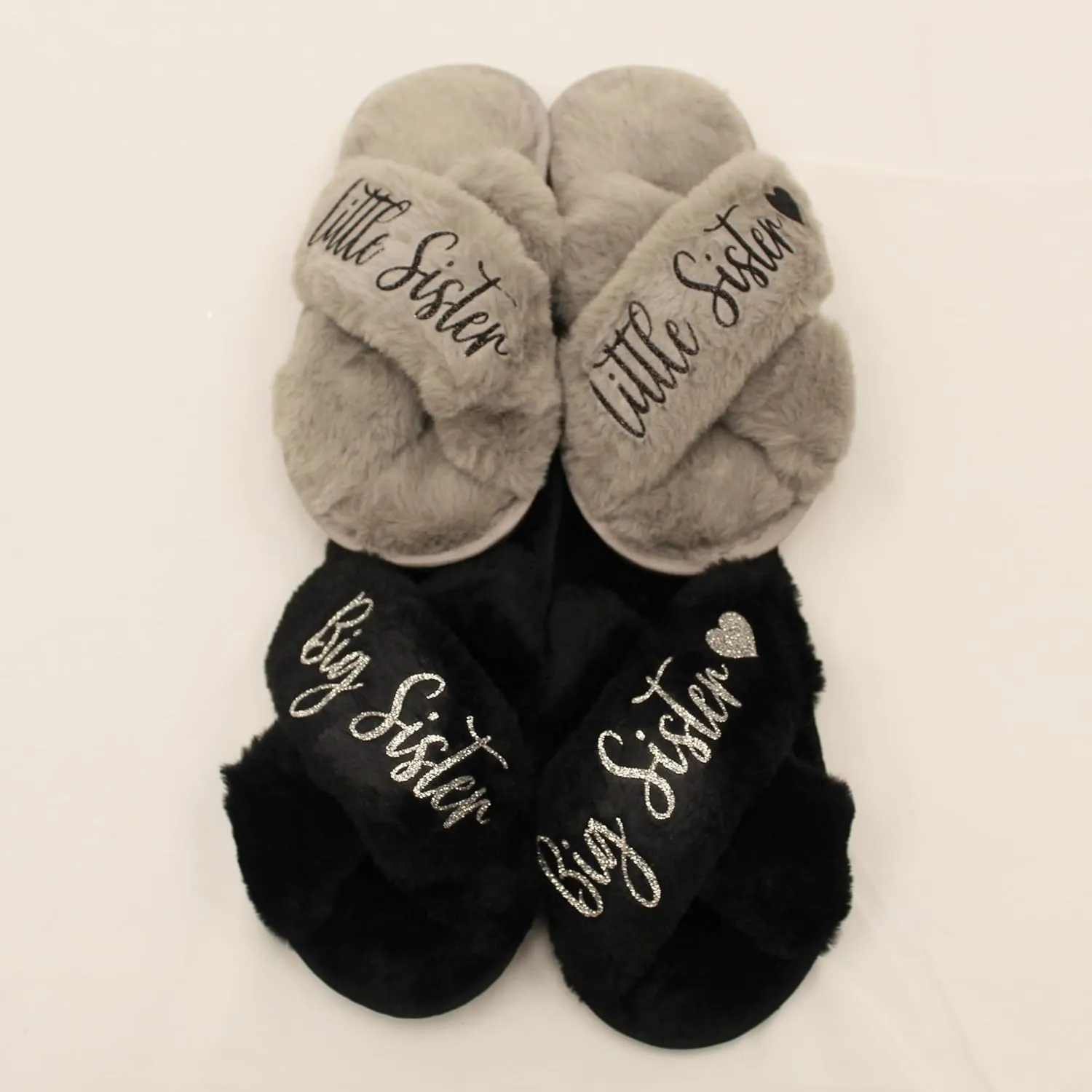 Personalized Girls Slippers for Kids Ages 3 to 10 Years - Non-Skid Soles - Flower Girl Slippers - Slippers for Birthday Parties & More (2.5Y-3Y (9-10Yrs), Multicolor)