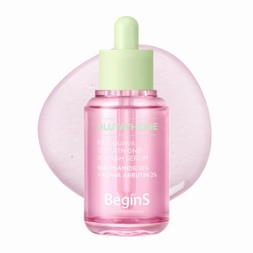 Pink Guava Glutathione Blemish Serum | Korean Facial Serum | 10% Niacinamide, Vitamin C-rich Jeju Guava for Dark Spot Care and Radiant Glass Skin | BeginS (1.01 Fl Oz)