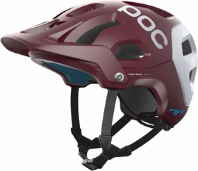 POC Tectal Race Spin Helmet Propylene Red/Hydrogen White Matte, XL/XXL