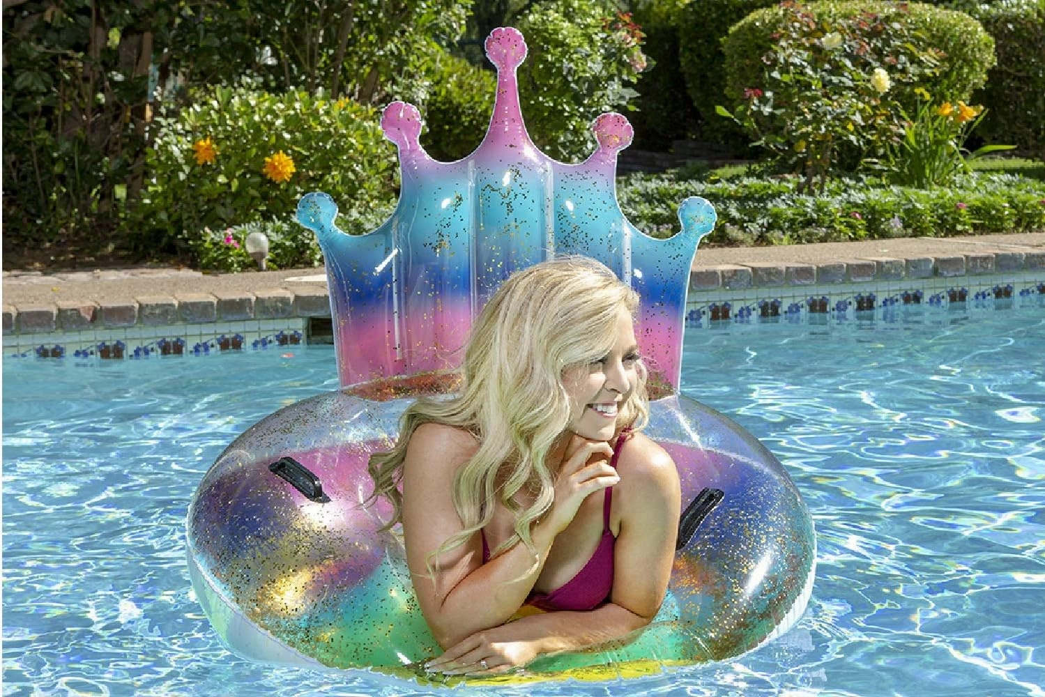 Poolmaster 48-Inch Inflatable Swimming Pool Party Float