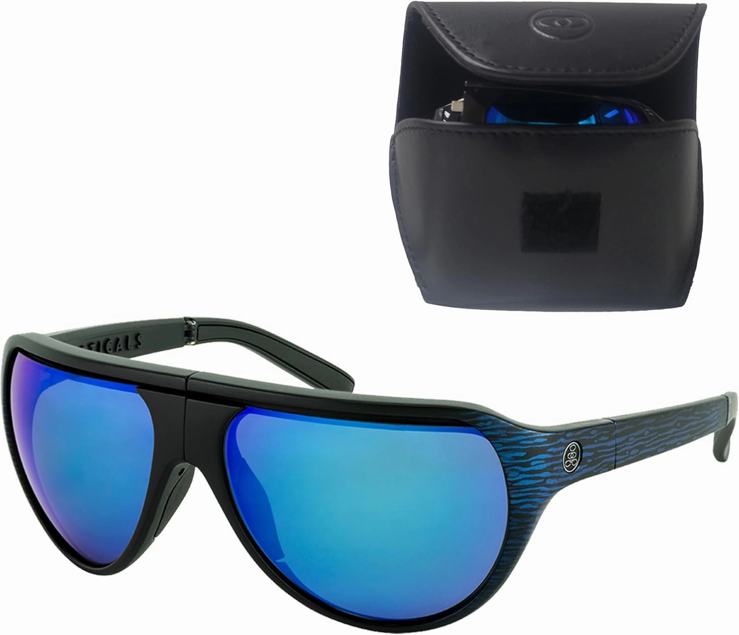 PopAir Foldable and Oversized Aviator Sunglasses for Women and Men