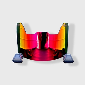 Precision Revo Red Football Helmet Visor/Eye-Shield // Fits Kids, Youth & Adult Helmets // Eye Protection for Helmet and Facemask // Dark Tinted Visor