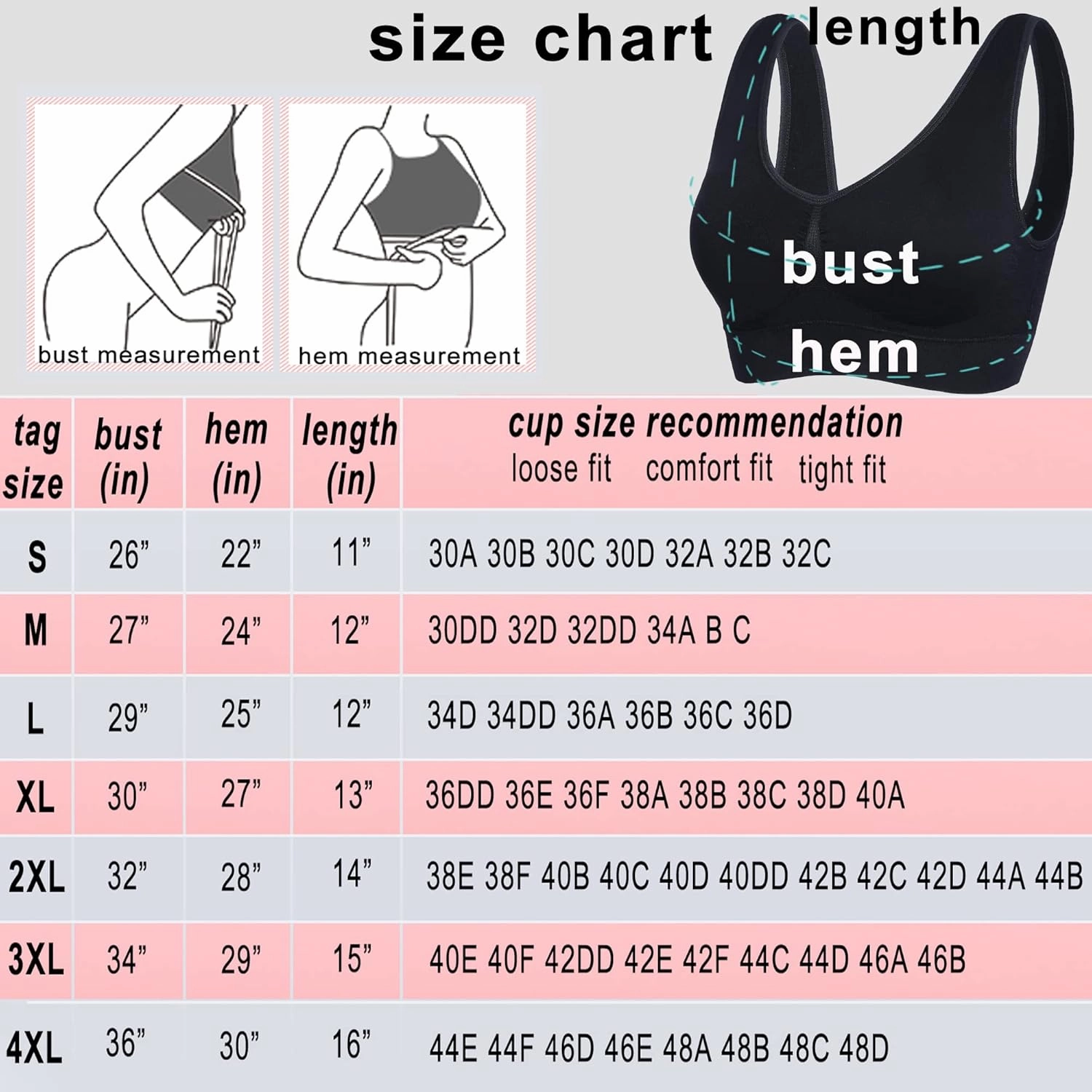 PRETTYWELL Sleep Bras for Women, Comfort Seamless Wireless Stretchy Sports Bra,3 Pack Yoga Bras, with Removable Pads