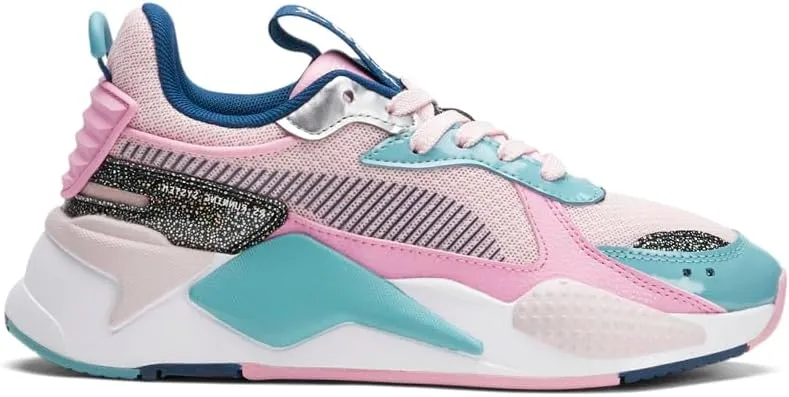 Puma Kids Girls Rs-X Aurora Glitter Lace Up Sneakers Shoes Casual - Pink - Size 5.5 M