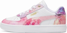 PUMA Caven Sneaker, White-Pink Lilac Team Gold, 6.5 US Unisex Big Kid