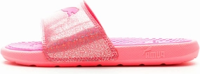 PUMA Cool Cat Sandal, Aurora Luminous Peach-Luminous Pink, 11 US Unisex Little Kid