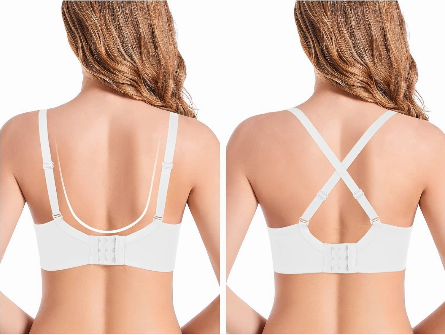 Push Up Thick Padded Plunge Underwire T Shirt Lace Bra Lift Support for Women Add One Cup