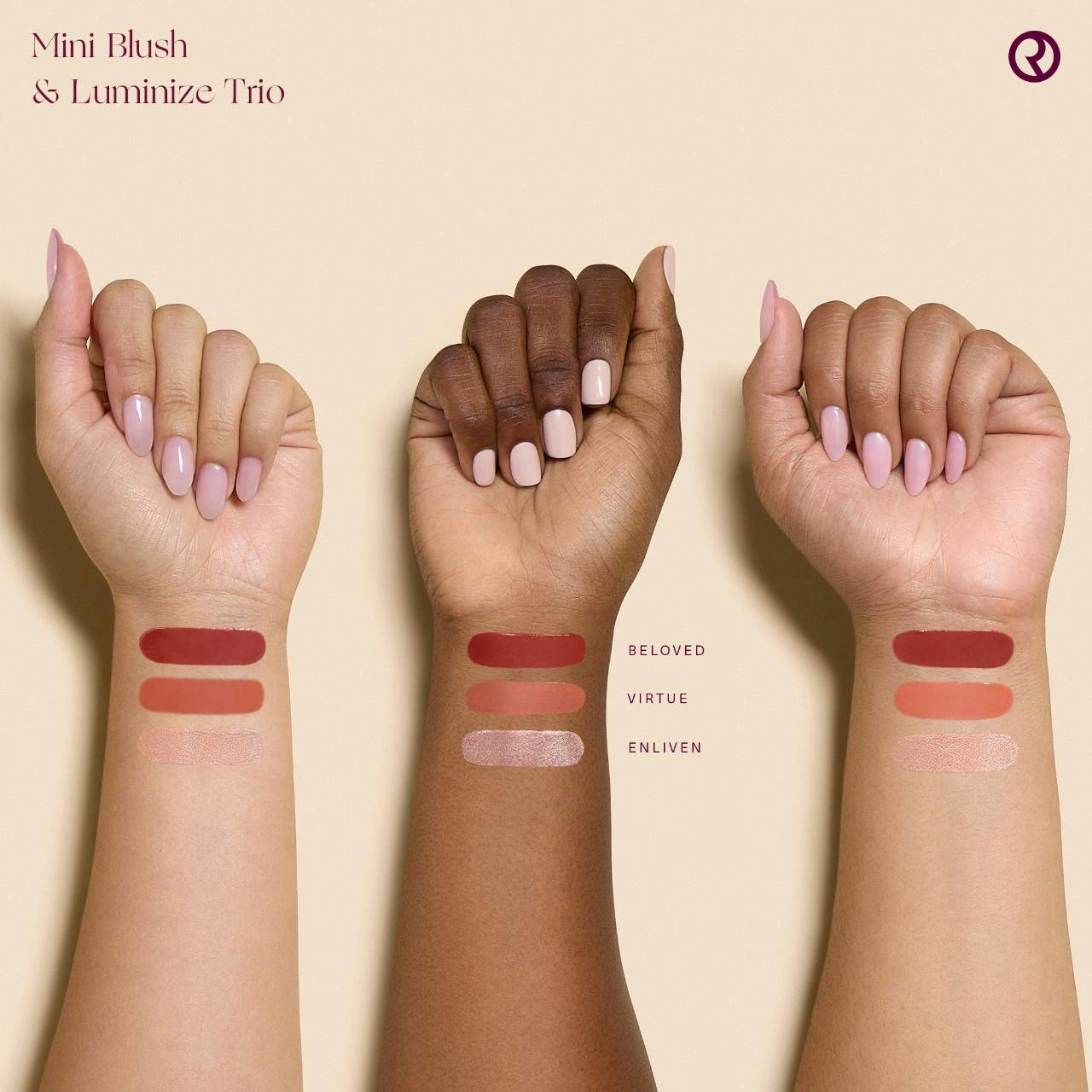 Rare Beauty - Mini Blush and Luminize Trio