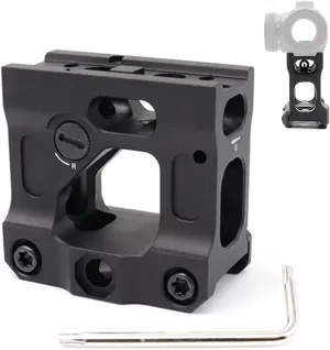 Red Dot Riser Mount 2″ Height for Optic Sight Scope Riser Mount, black/Army Green