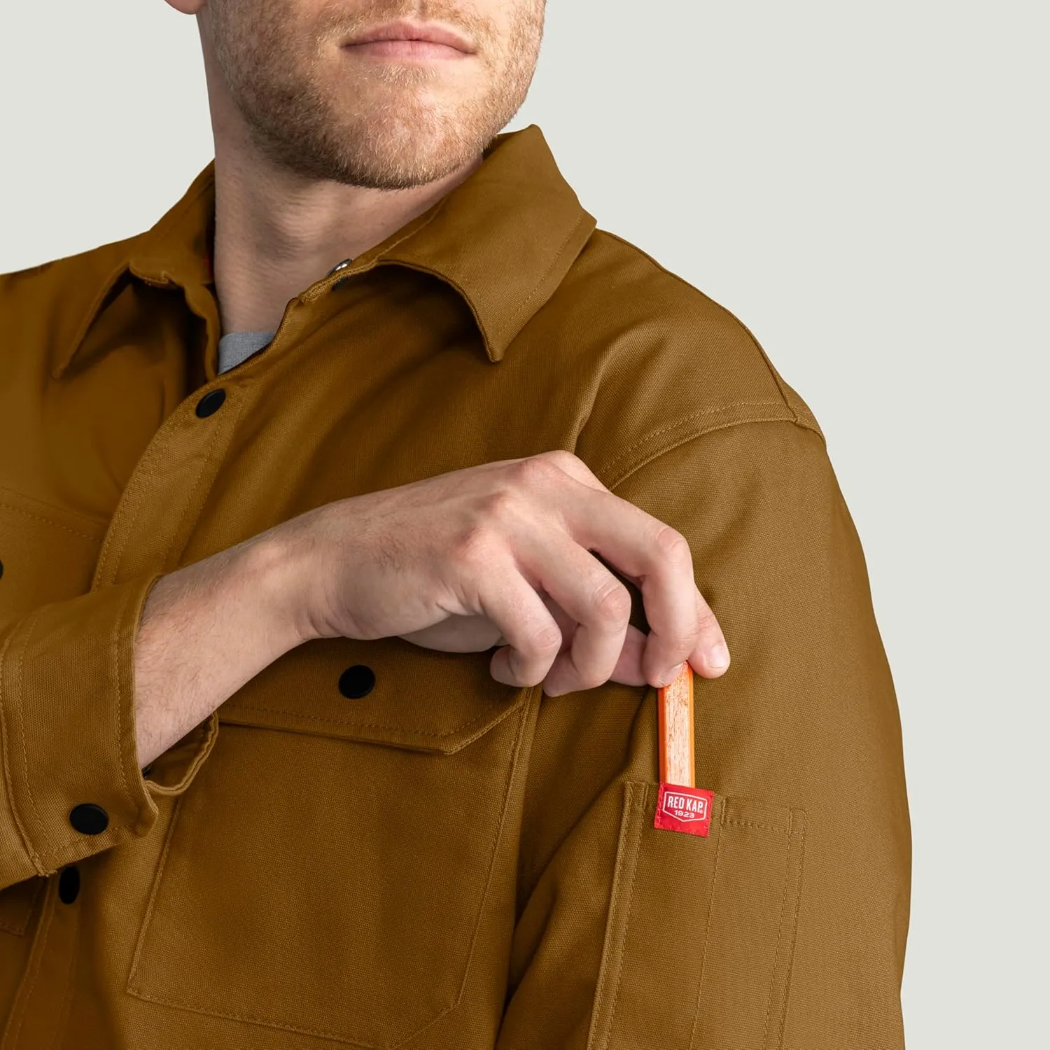 Red Kap Men's Water Repellent Shirt Jacket