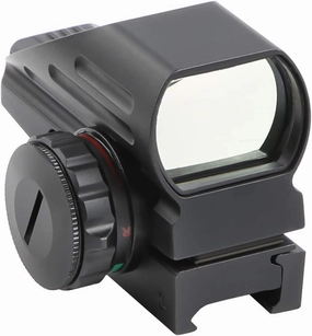 Red & Green Dot Sight, 4 Reticles Reflex Sight Fits Picatinny Rail, Brightness Adjustable