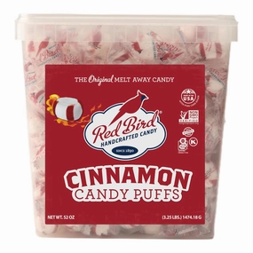 Red Bird Cinnamon Candy, Individually Wrapped, Gluten Free Breath Mints, 52 oz