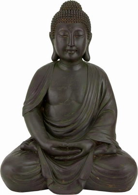 Red Lantern 2.25 ft. Tall Buddha Statue