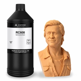 Red Wax 8K Pro 3D Printer Resin - RC600, High Resolution & Non Brittle, Designed for Highly Detailed Models for 8K/10K/12K LCD/DLP 3D Printers (RC600, 1KG)