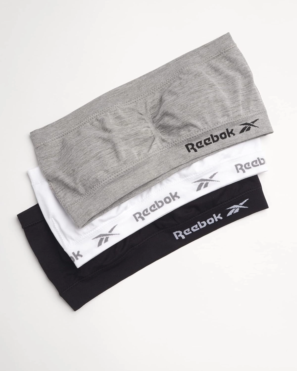 Reebok Girls' Training Bras - 3 Pack/6 Pack Soft Seamless Strapless Tube Bandeau Bra with Removable Pads (Sizes: S-XL)
