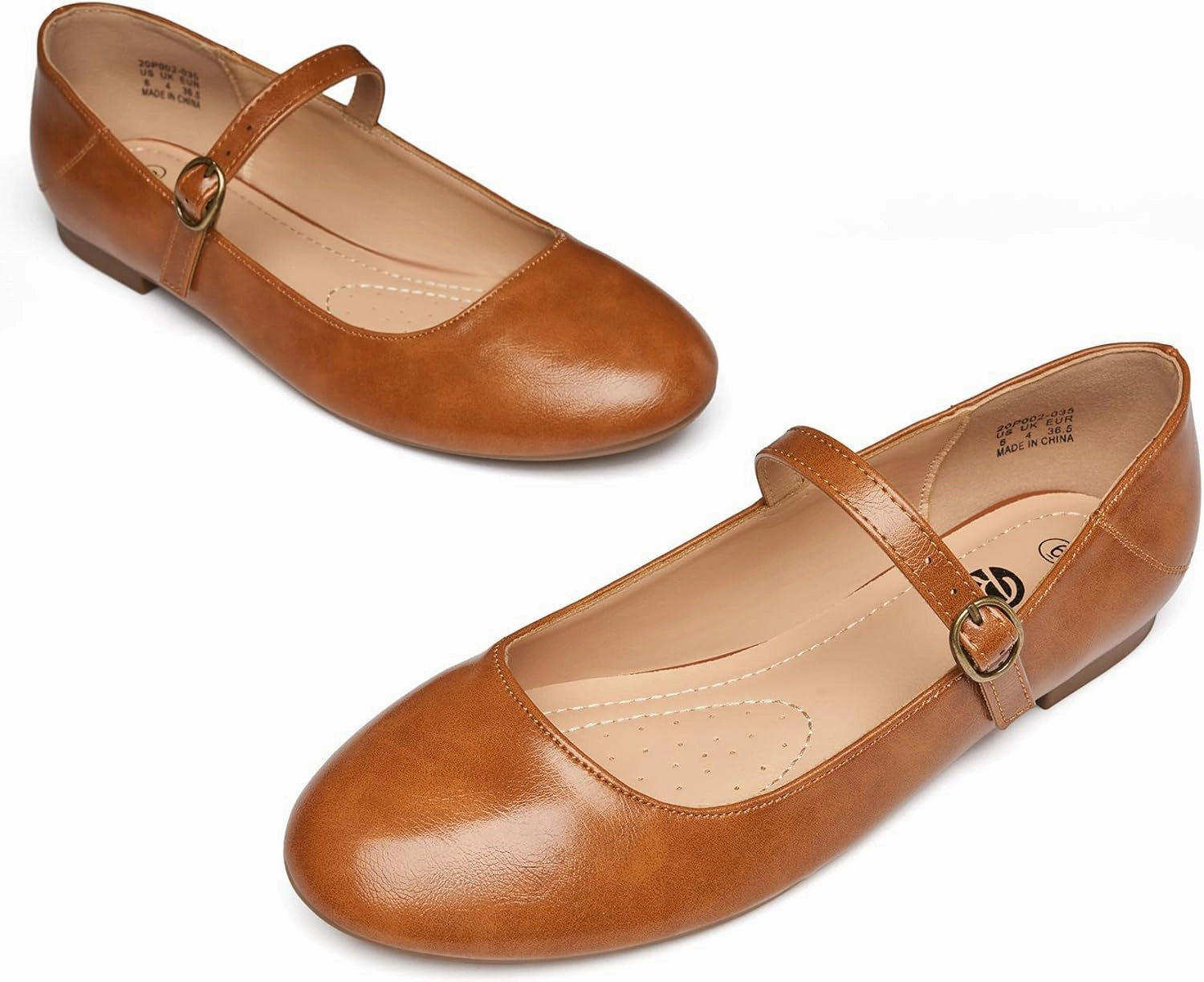 Rekayla Mary Jane Flats Shoes Women Dressy Comfortable Round Toe Slip on Ballet Flat