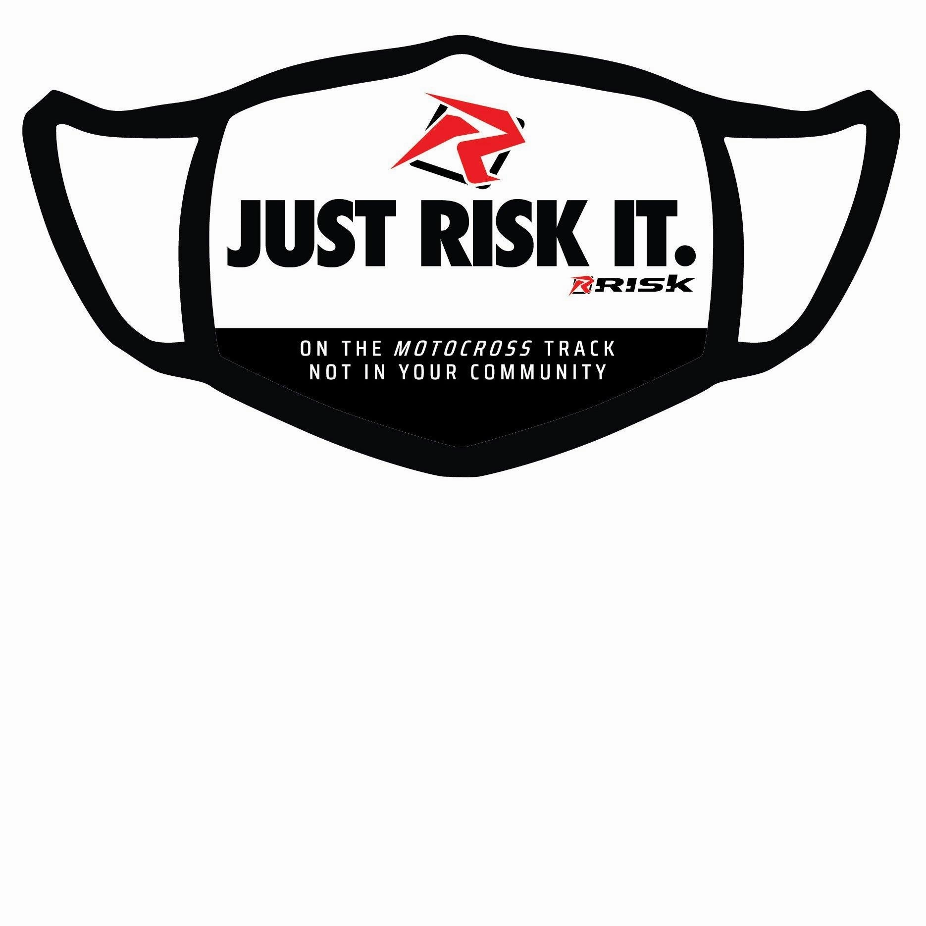 Reusable/Washable Cotton Face Mask - Just RISK It