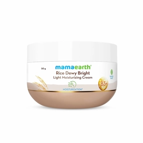 Rice.. Dewy Bright Light Moisturizing Cream with Rice Water & Niacinamide Glass-Skin 50g |For Face, Hands & Body | 24H Long-lasting Moisturization | Non-Greasy Quick Absorbing, All SkinTypes