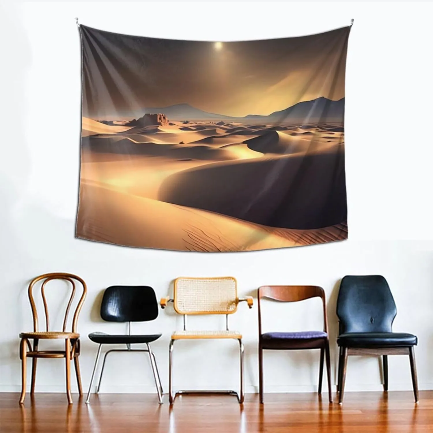RLDOBOFE Tapestry Wall Tapestry for Living Room Sahara Desert Wall Hanging Soft Tapestries Wall Decoration for Bedroom Fashion Decor Tapestries Aesthetic Decor Tapestry (60 x 51 in)