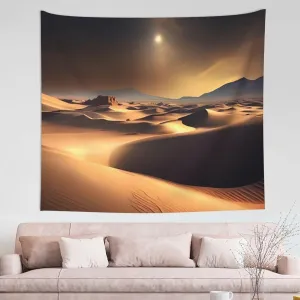 RLDOBOFE Tapestry Wall Tapestry for Living Room Sahara Desert Wall Hanging Soft Tapestries Wall Decoration for Bedroom Fashion Decor Tapestries Aesthetic Decor Tapestry (60 x 51 in)