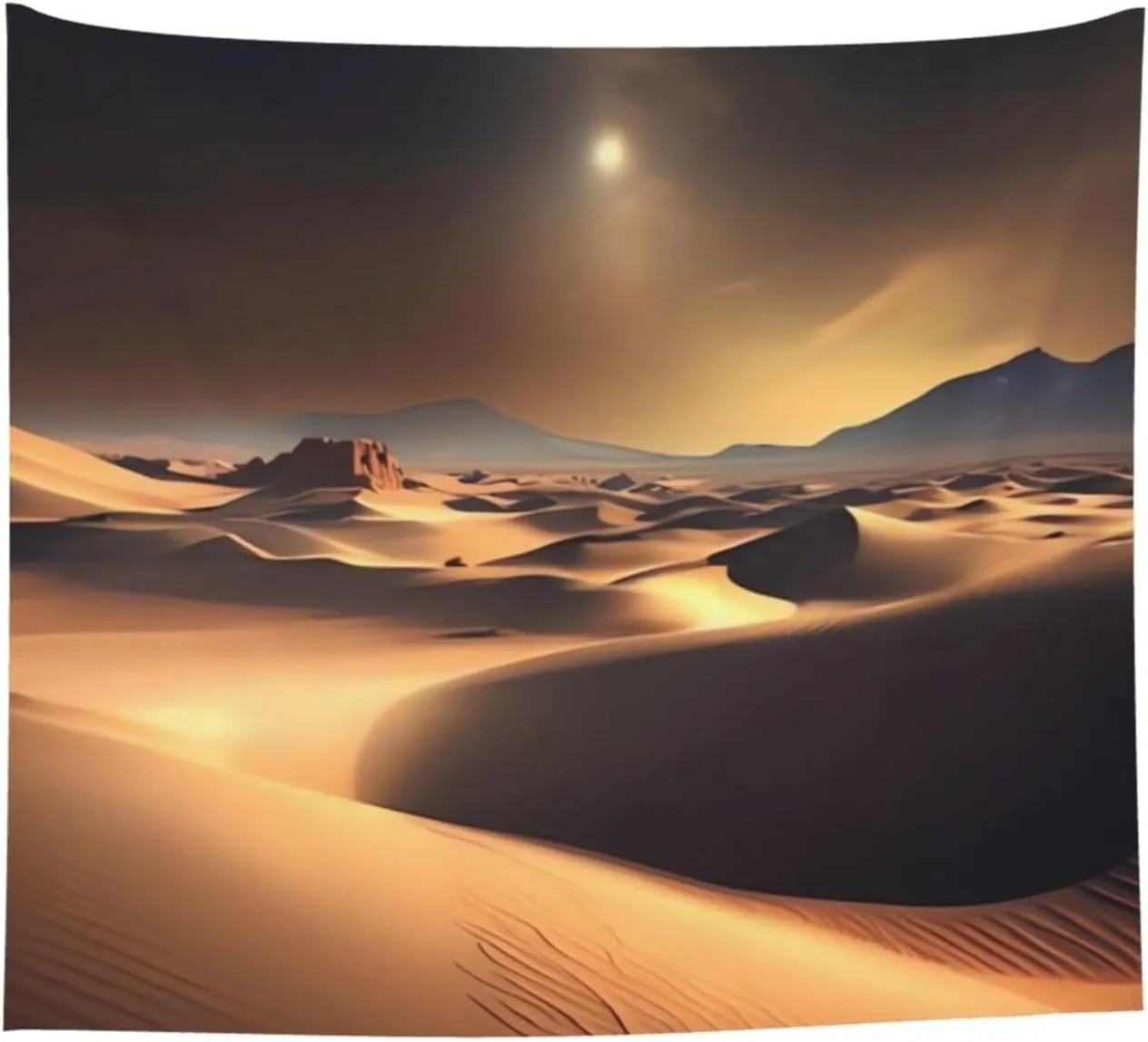 RLDOBOFE Tapestry Wall Tapestry for Living Room Sahara Desert Wall Hanging Soft Tapestries Wall Decoration for Bedroom Fashion Decor Tapestries Aesthetic Decor Tapestry (60 x 51 in)