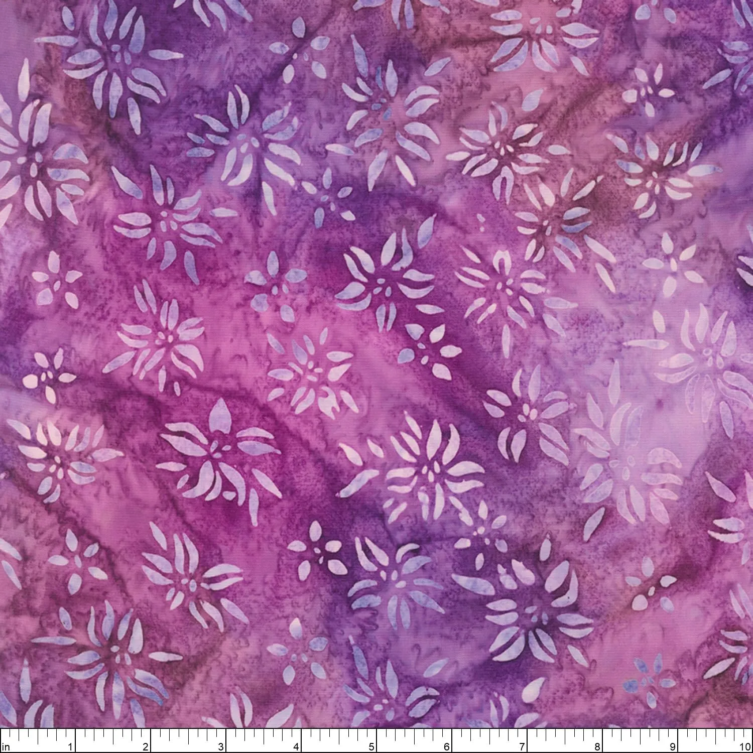Robert Kaufman Artisan Batik Lily Bella Lilies, Fabric by The Yard (Violet)