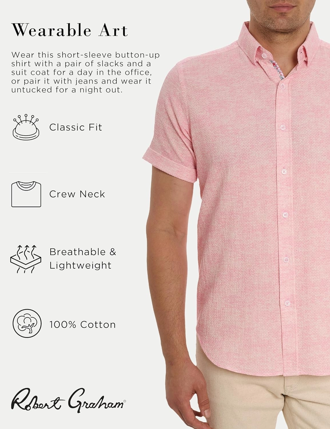 Robert Graham Men's Reid Short-Sleeve Button-Down Shirt