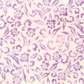 Robert Kaufman Artisan Batik Lily Bella Leaves, Fabric by The Yard (Lavender)